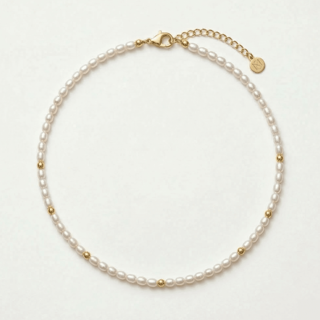 Pearl and Gold Choker
