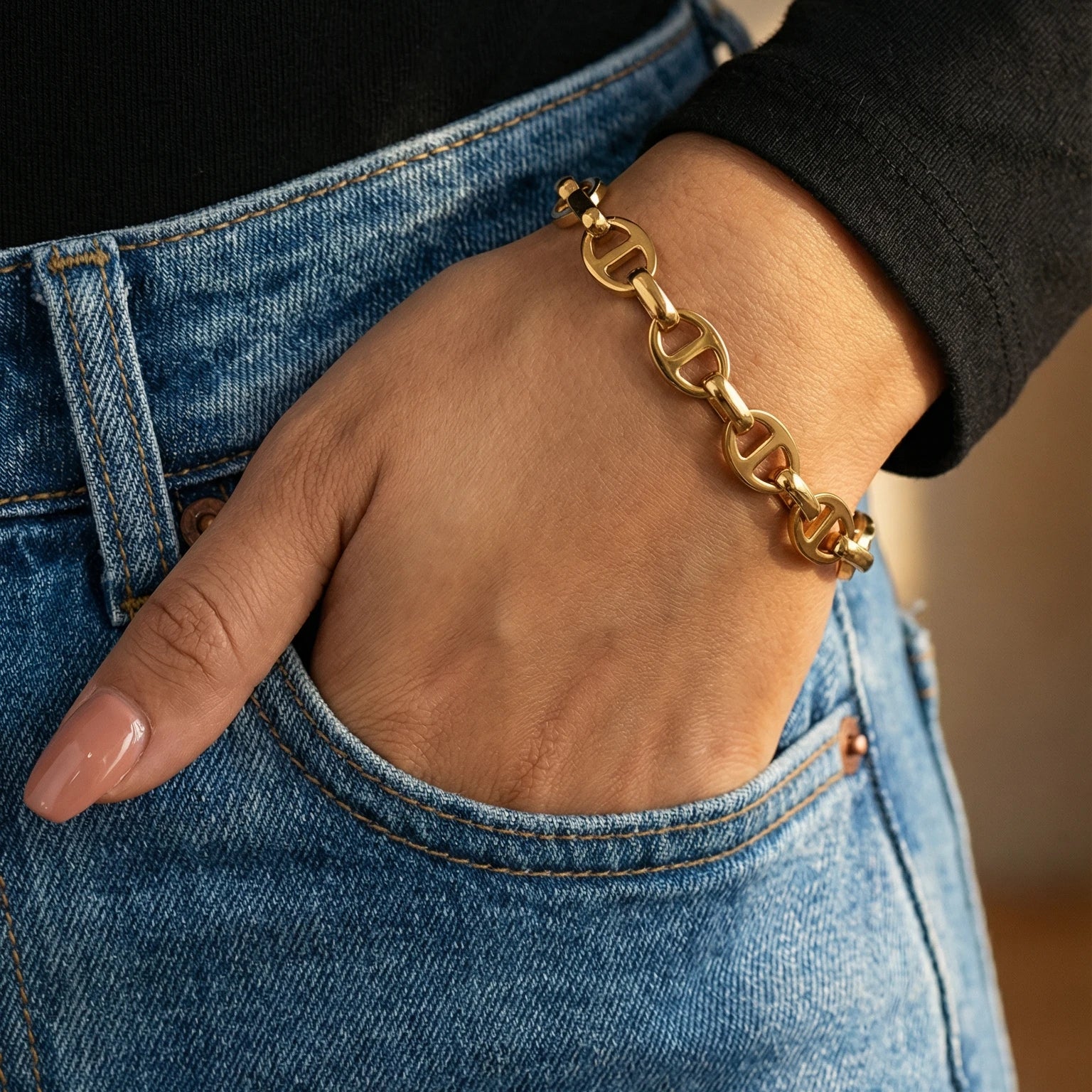 Alia Bracelet — worn