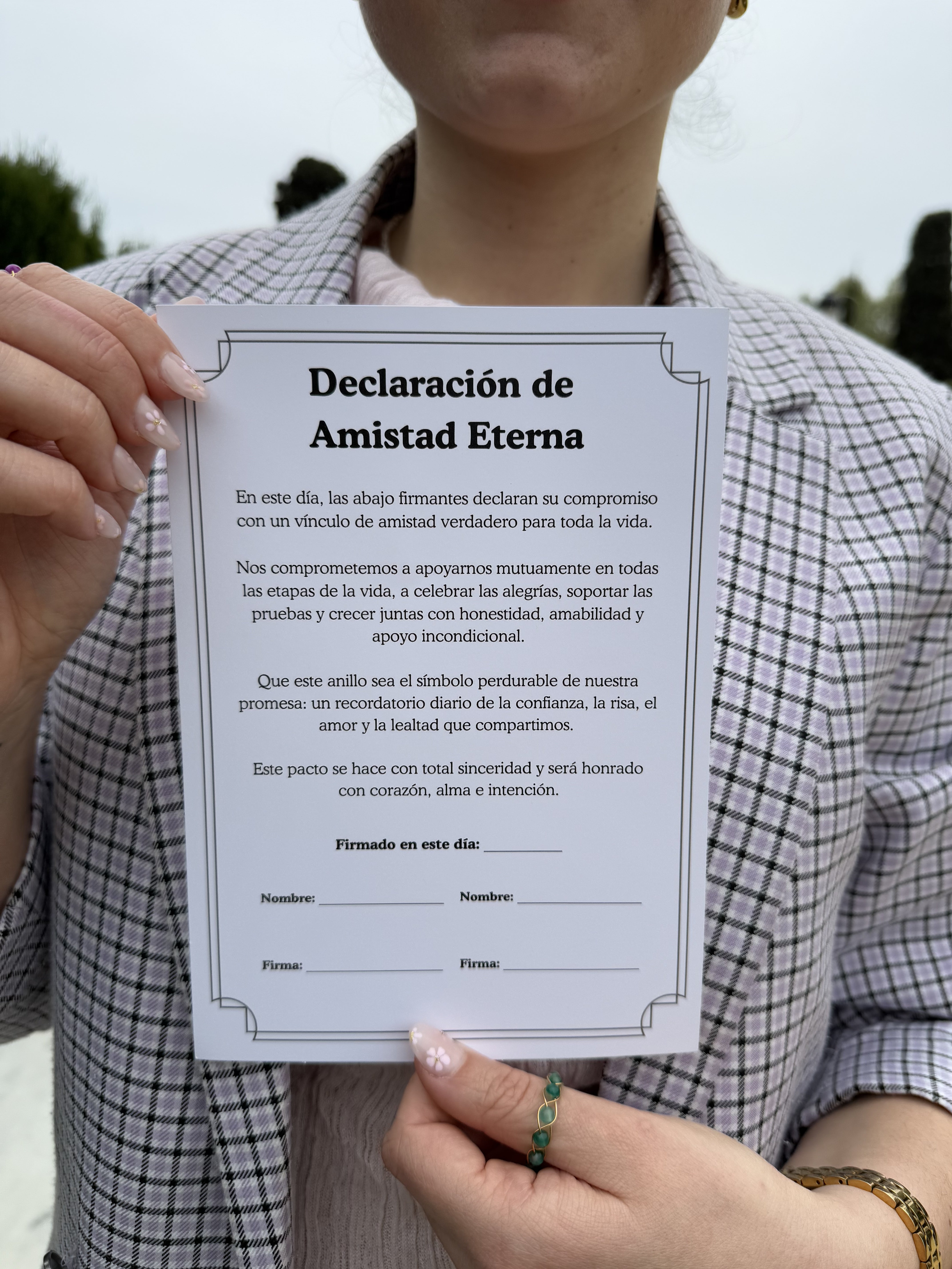 Friendship Declaration