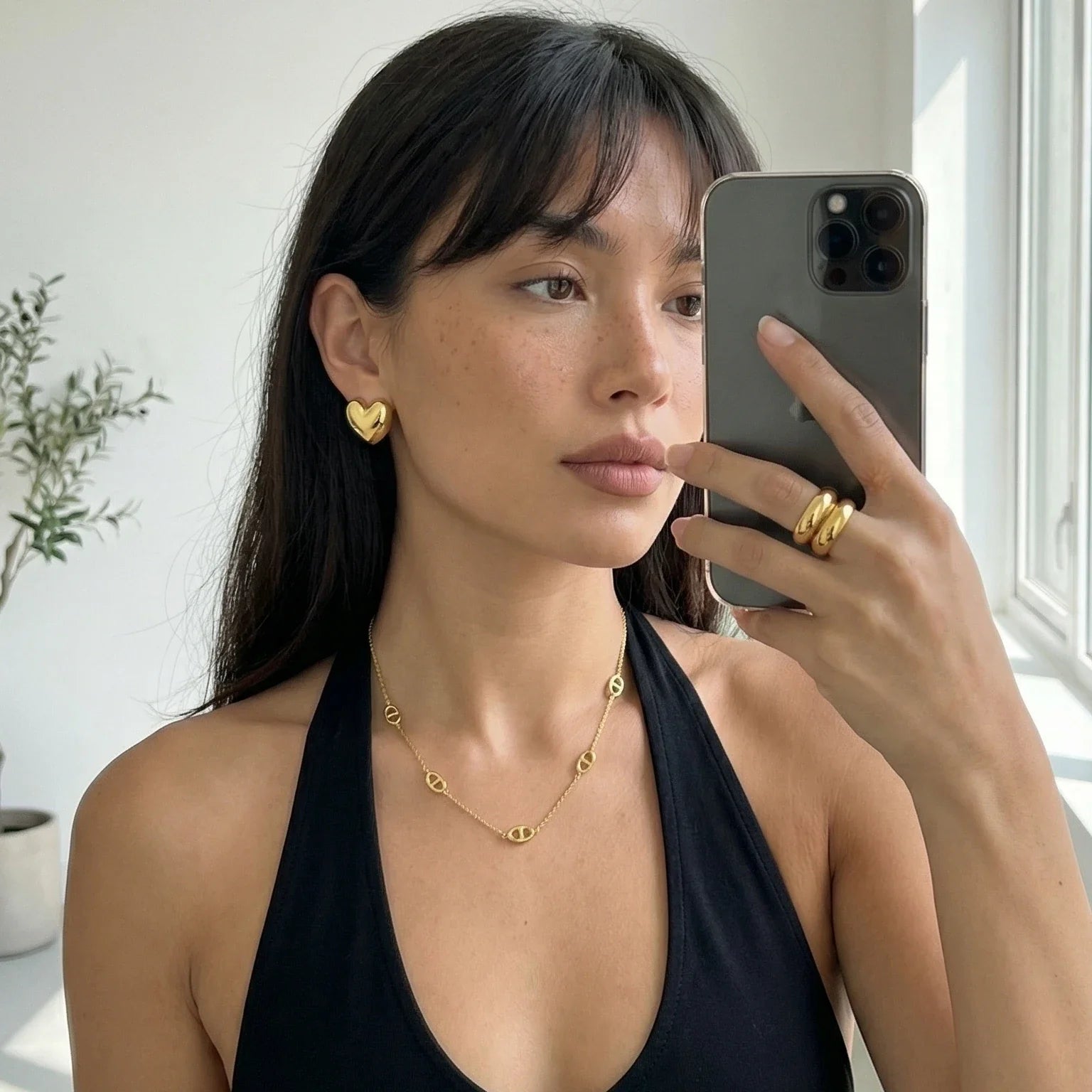 Double Ring — worn