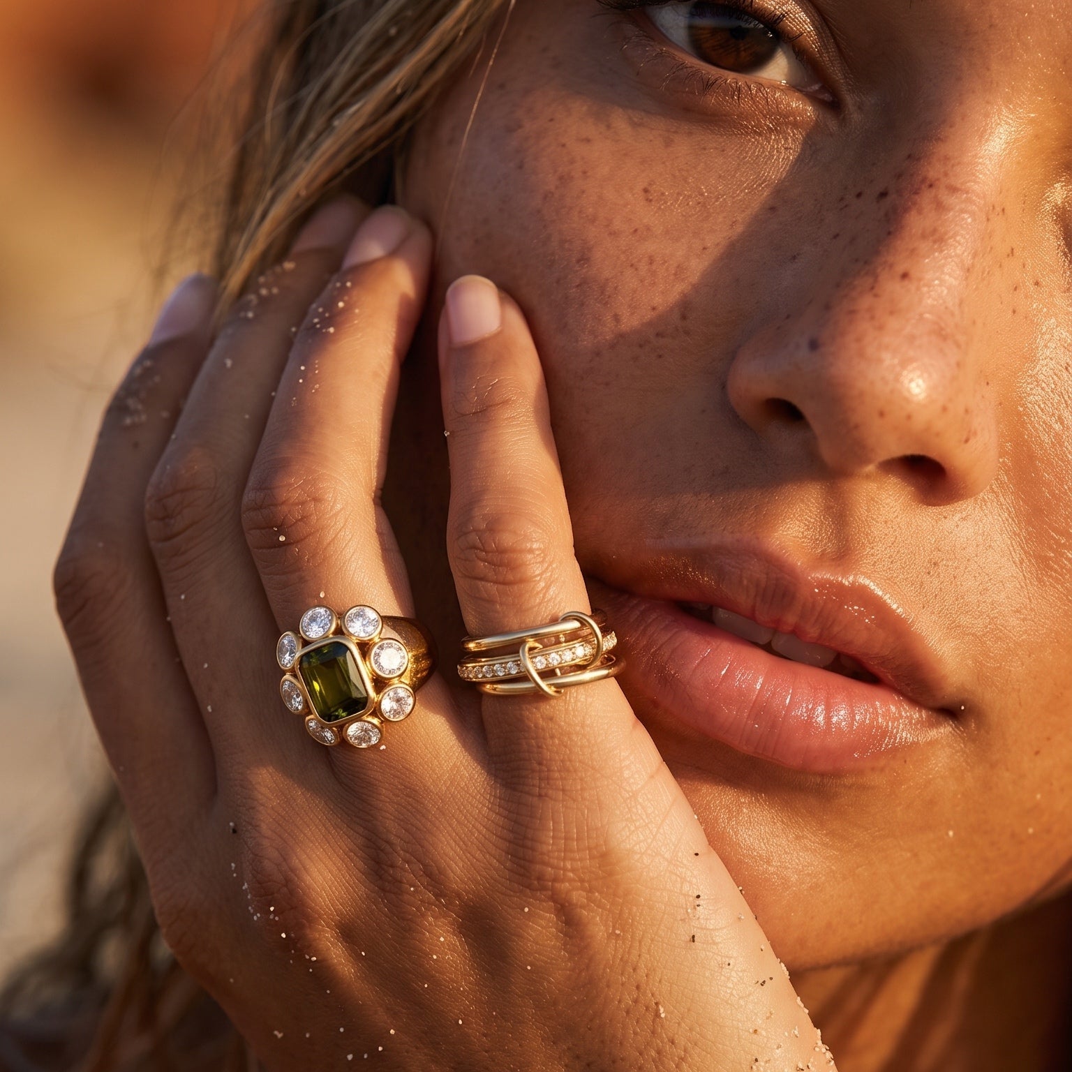 Olympia Ring — worn