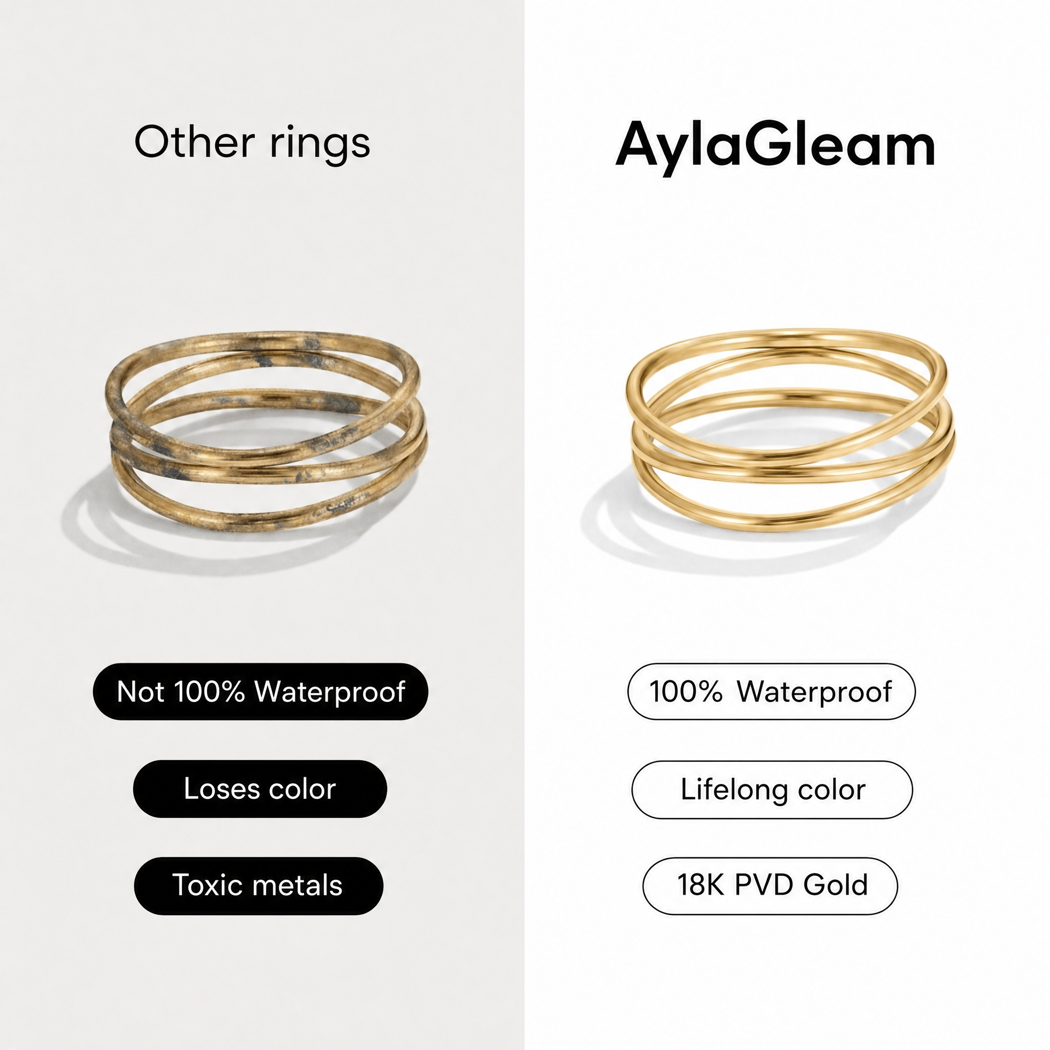 AylaGleam Pack of 5 Jewels