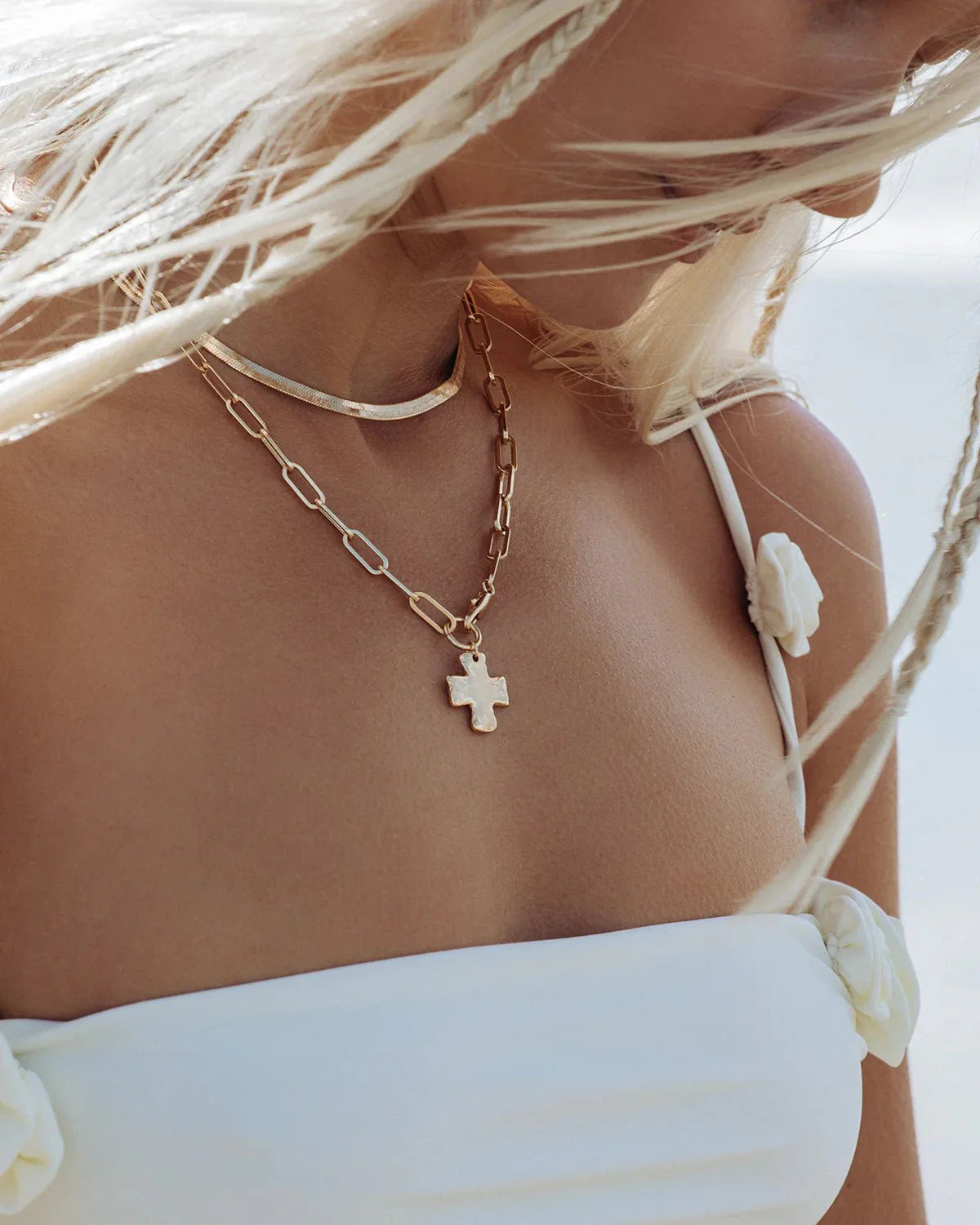 Chunky Cross Necklace