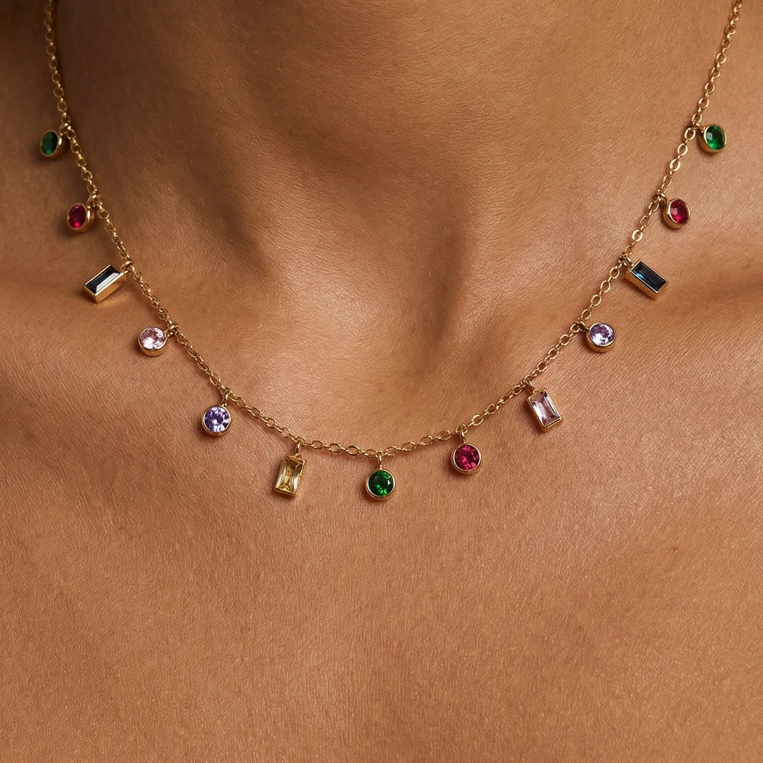 Anna Necklace — worn