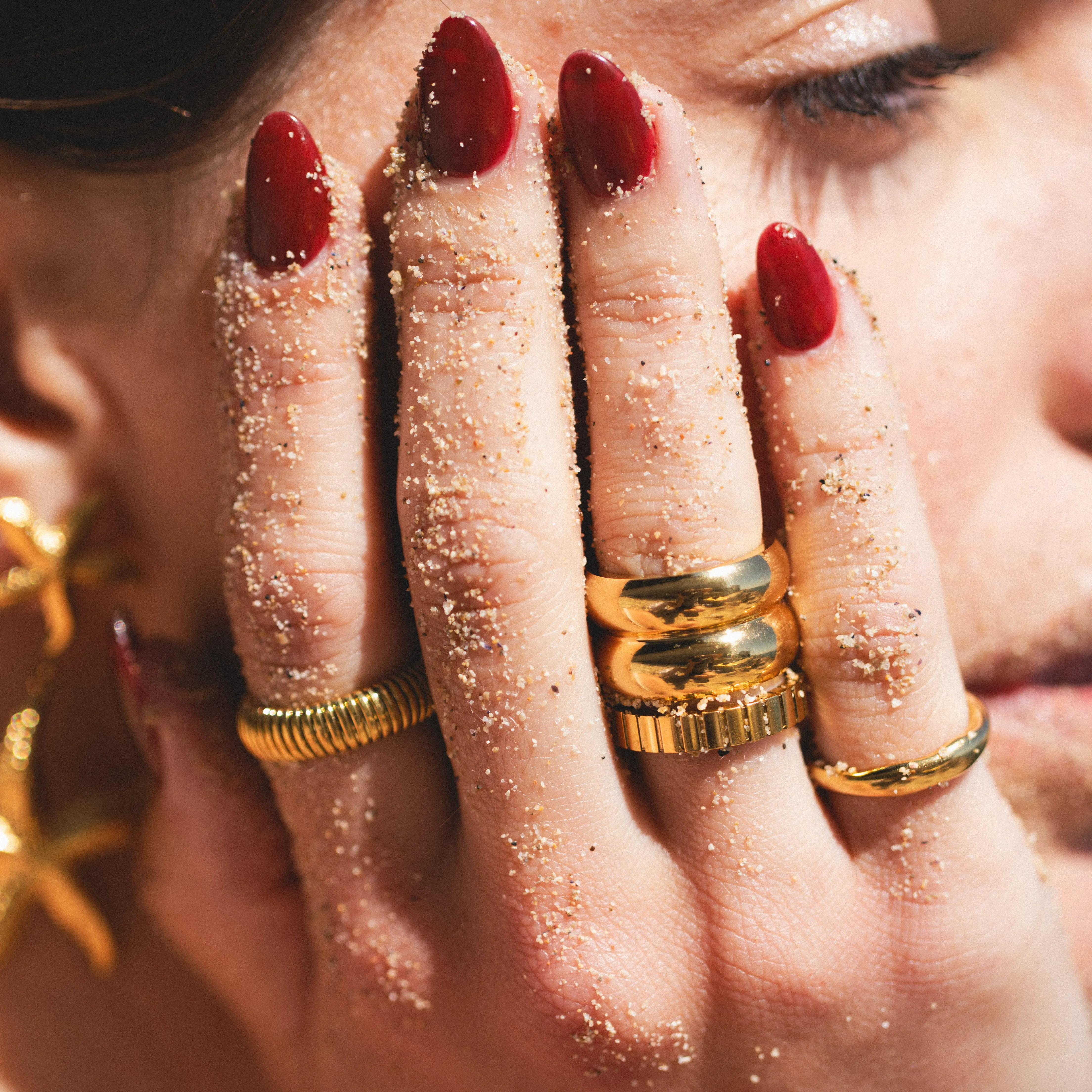 Double Ring — worn