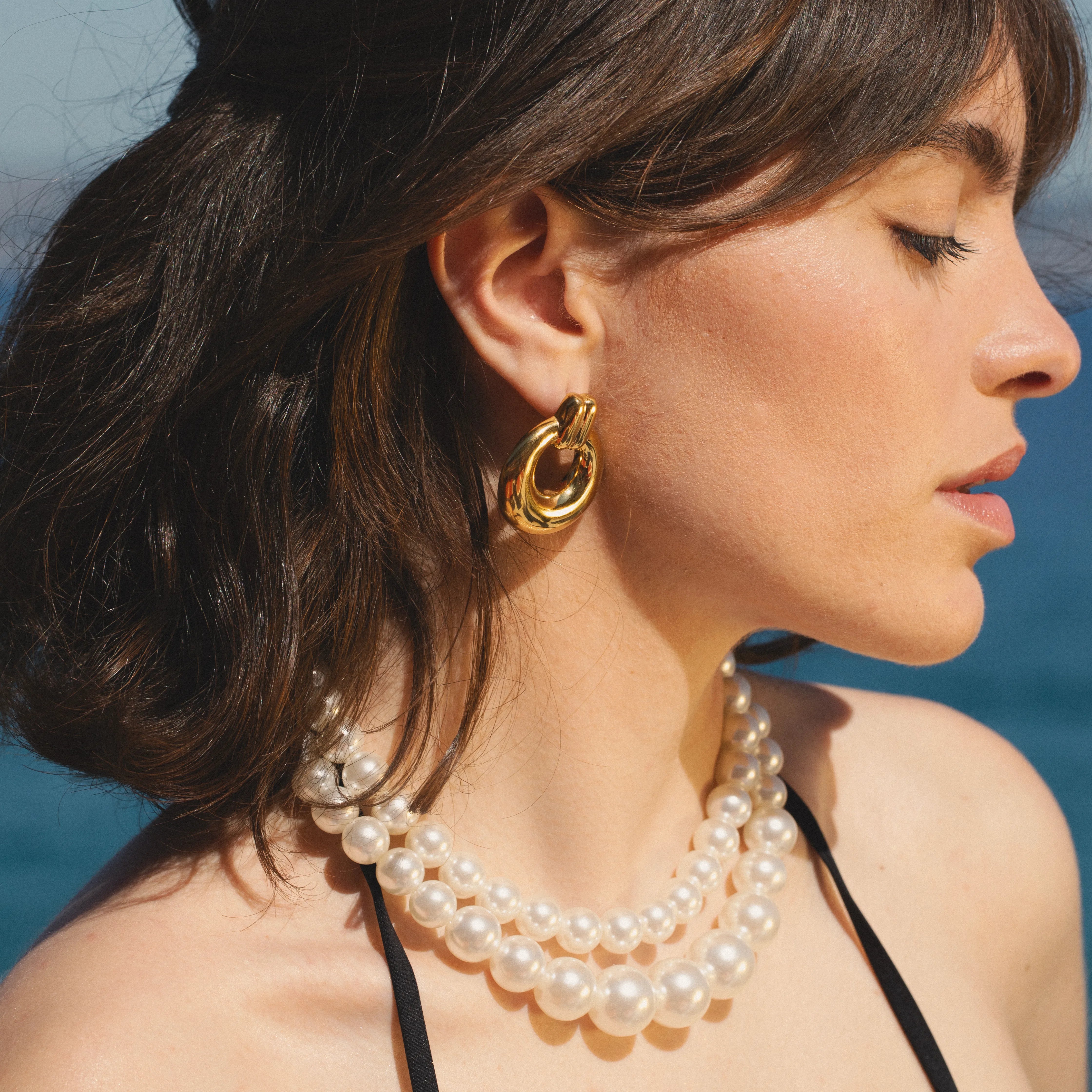 Perla Necklace — worn