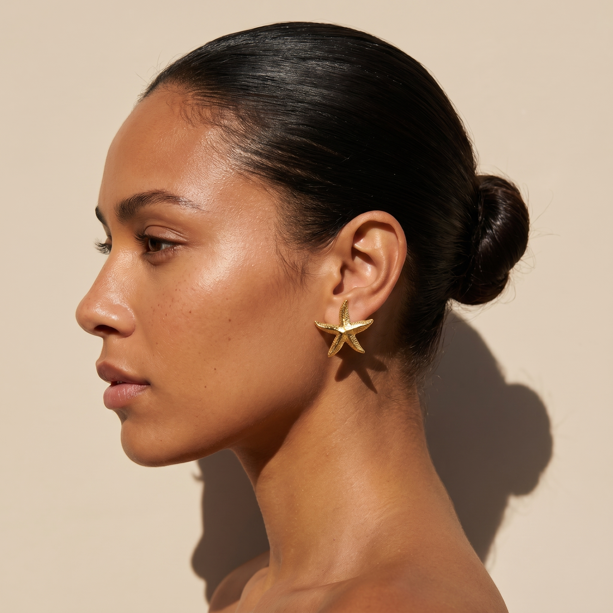 Starfish Earrings — worn