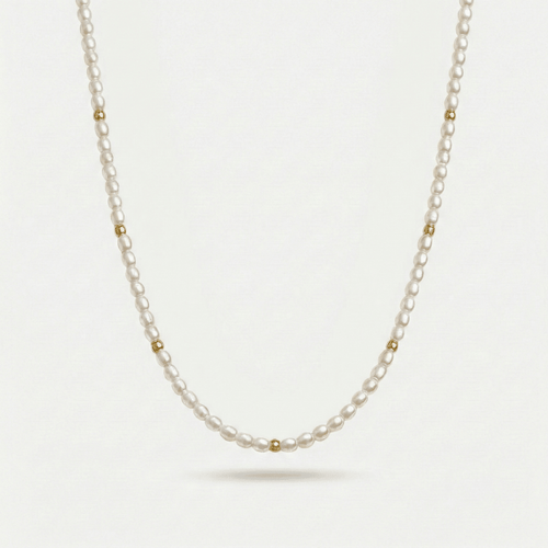 Pearl and Gold Choker