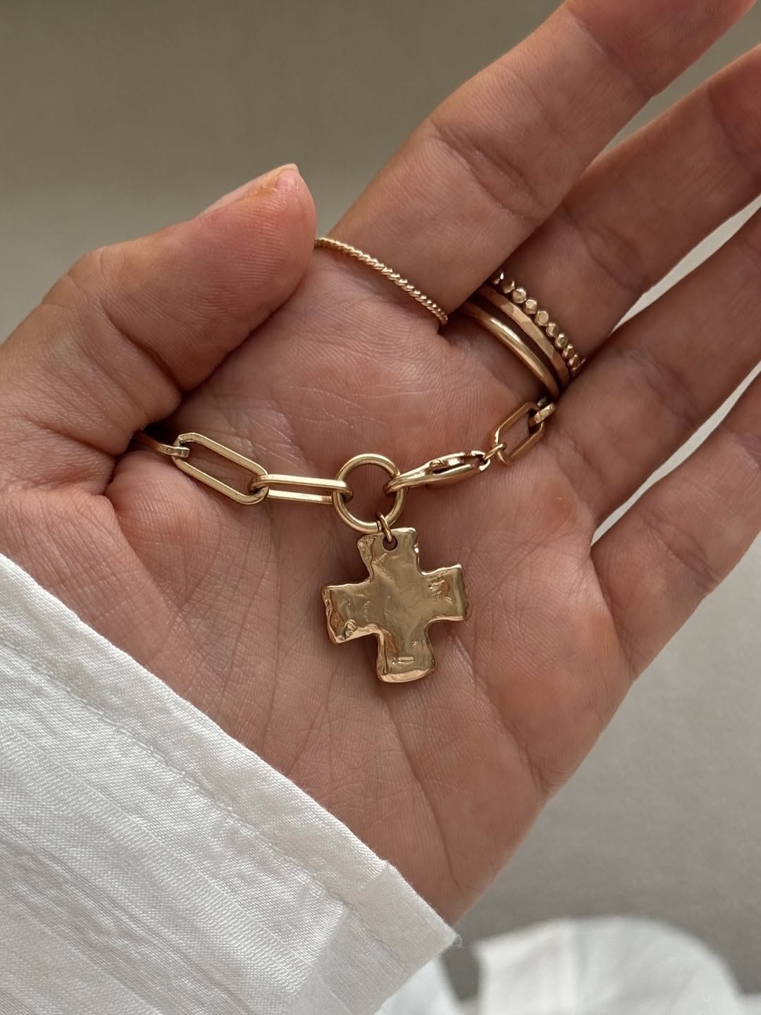 Chunky Cross Necklace