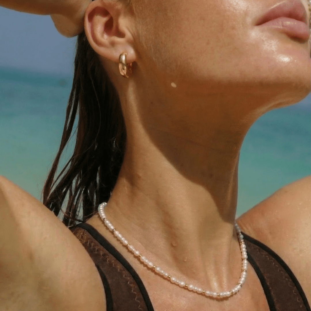 Pearl and Gold Choker