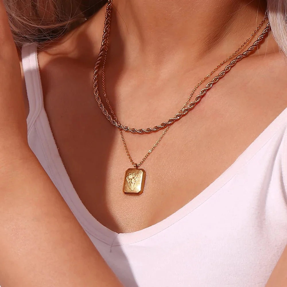 Lotus Flower Necklace