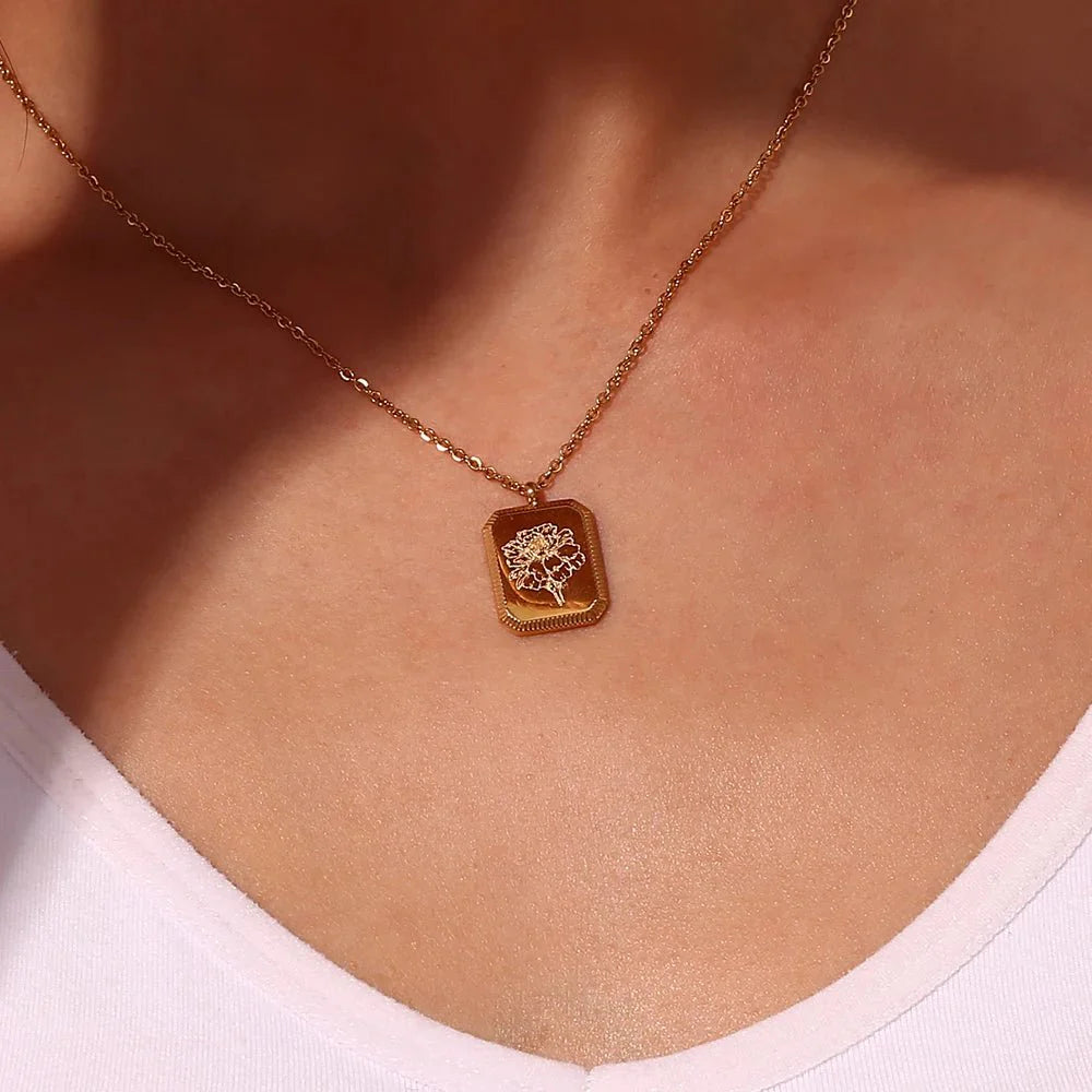 Hope Flower Necklace