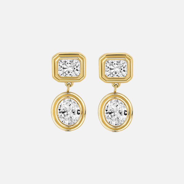 Simone Earrings — studio shot on light grey