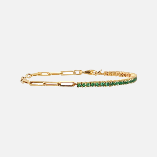 Angie Bracelet in Green — studio shot