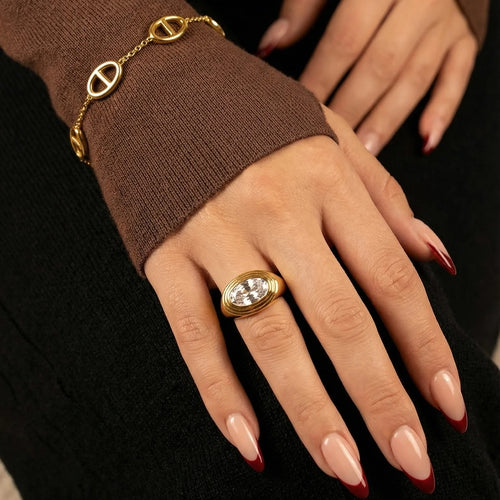 Alma Ring — worn