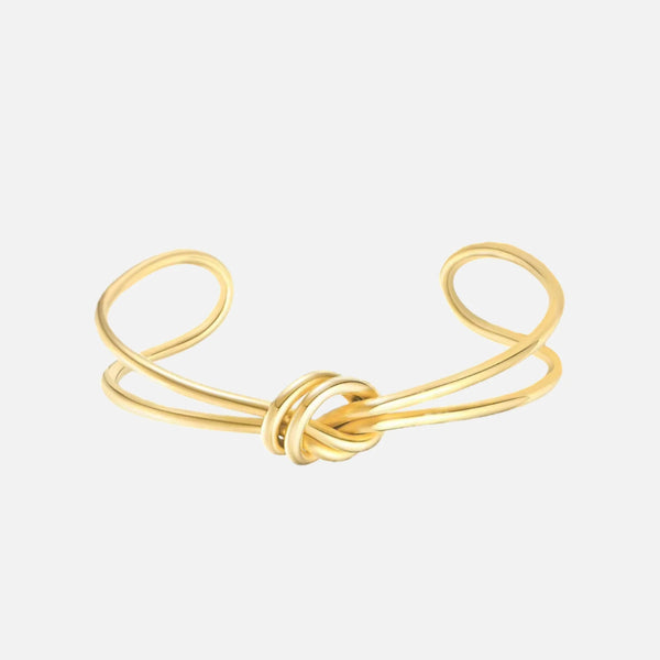 Double Knot Bangle — studio shot on light grey