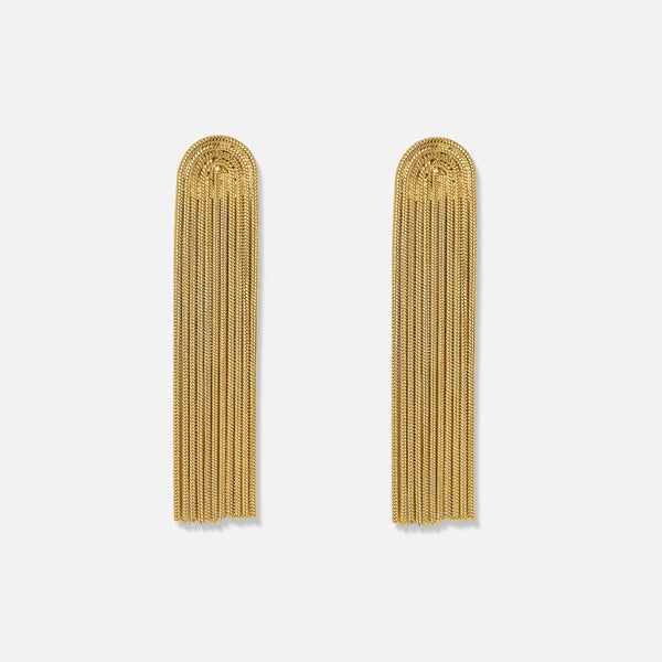 Diva Earrings — studio shot on light grey