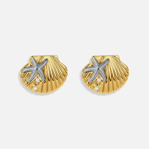 Ariel Earrings — studio shot on light grey