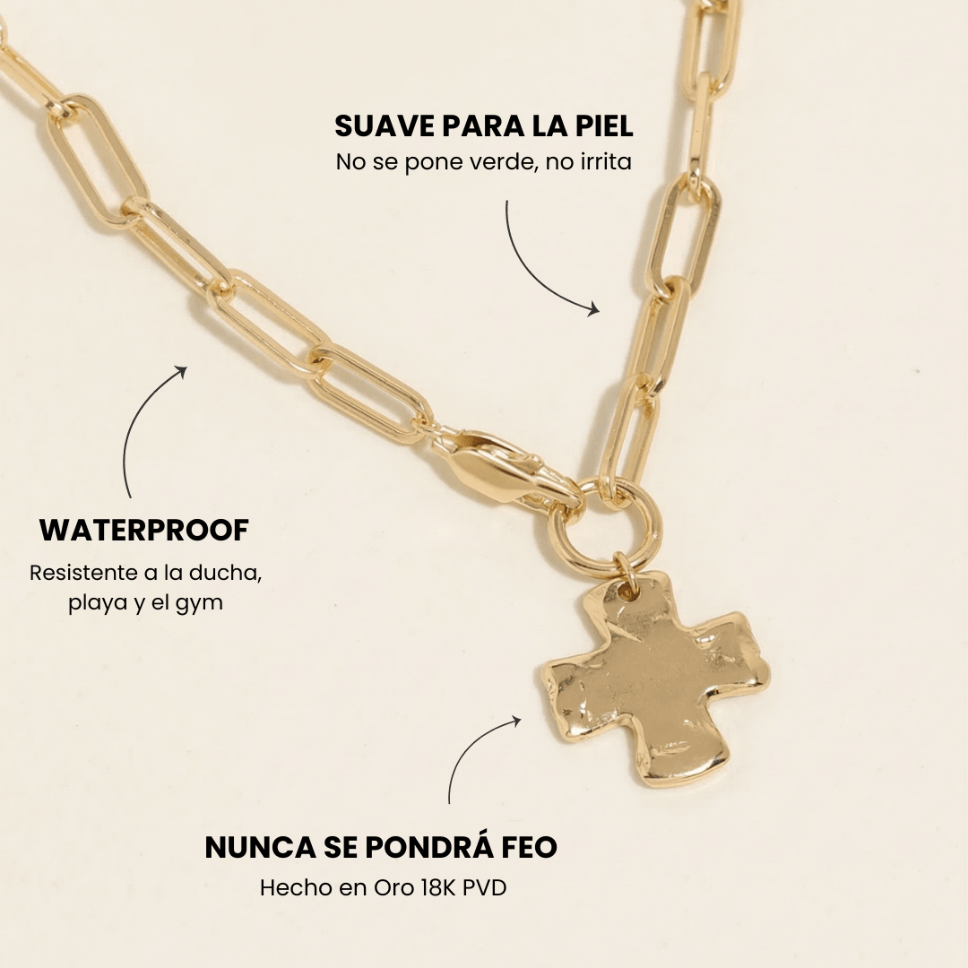Chunky Cross Necklace