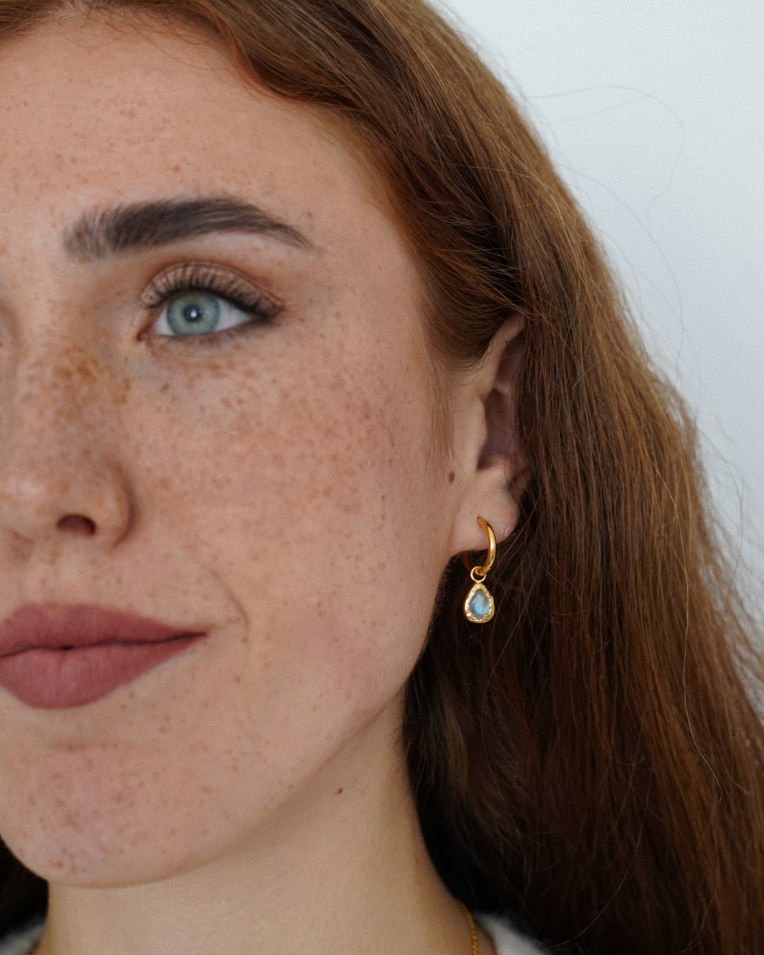 Selene Drop Earrings — worn