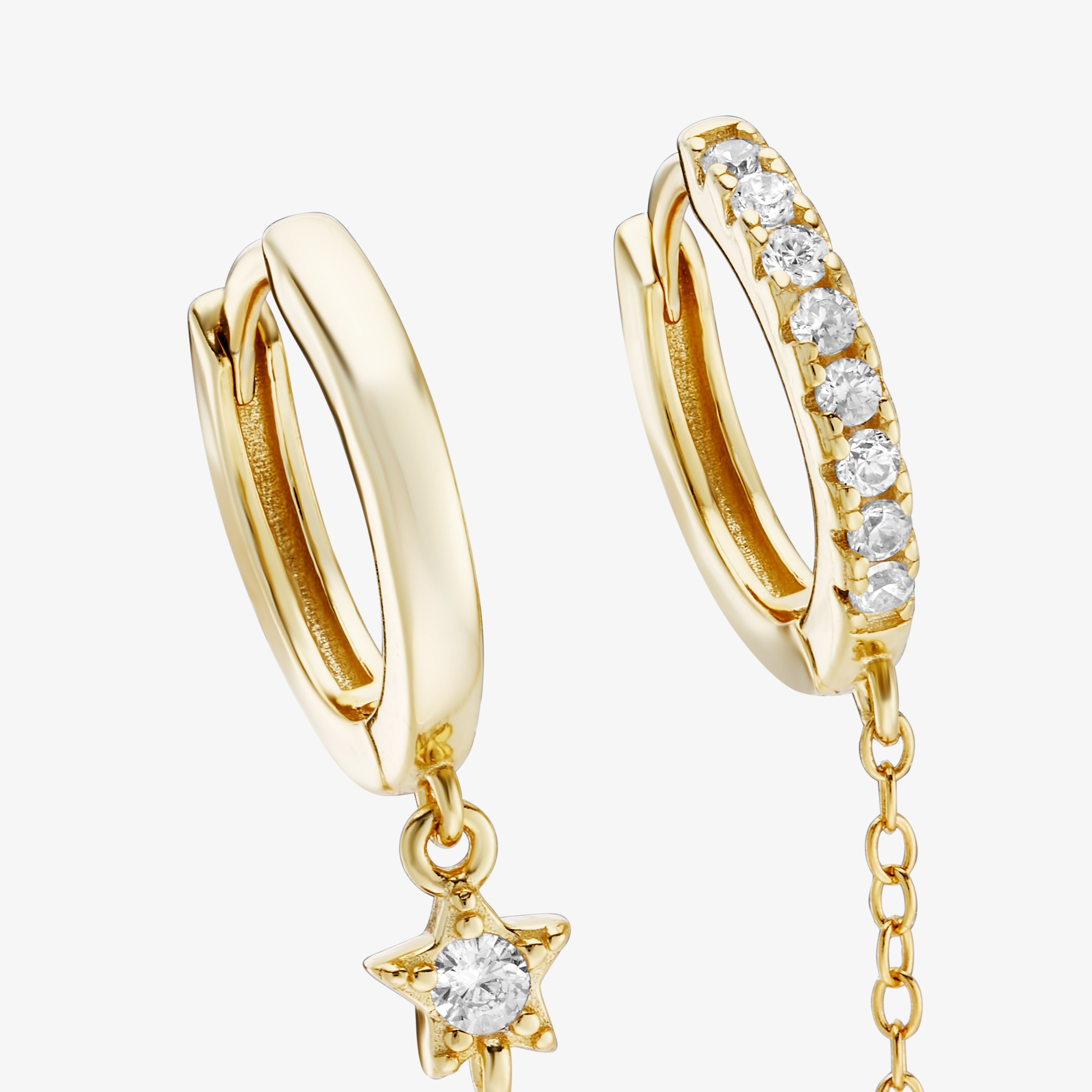 Star Chain Huggies — detail