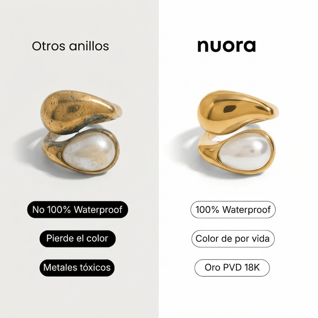 Drop and Pearl Ring