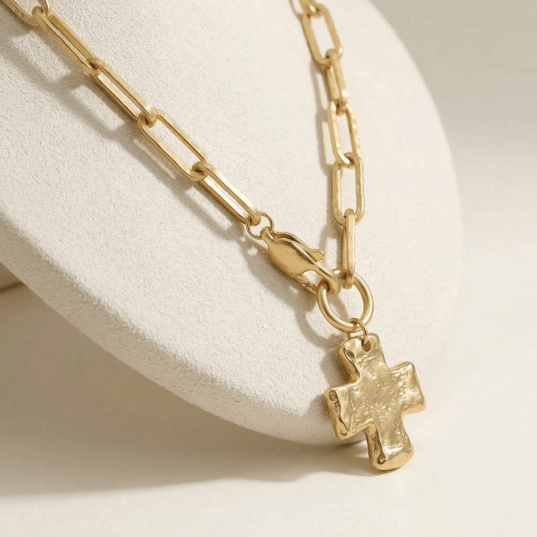 Chunky Cross Necklace