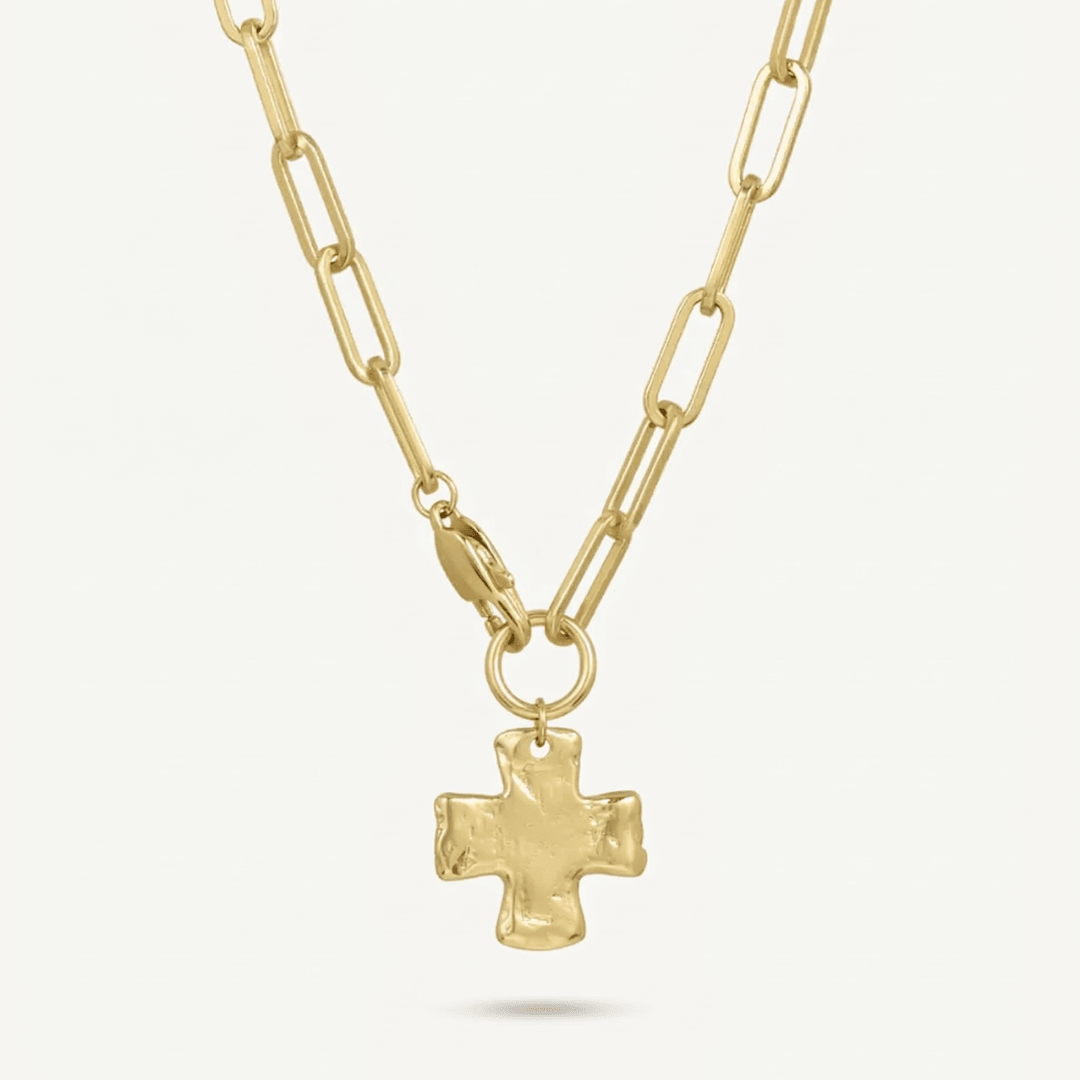 Chunky Cross Necklace