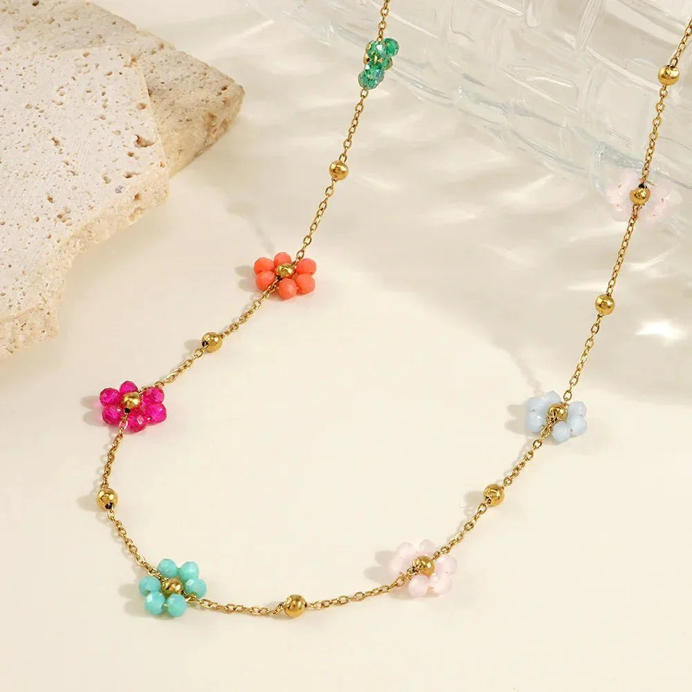 Azalea Floral Necklace
