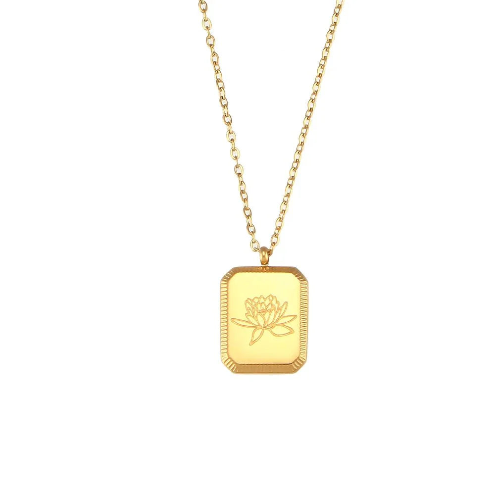 Lotus Flower Necklace