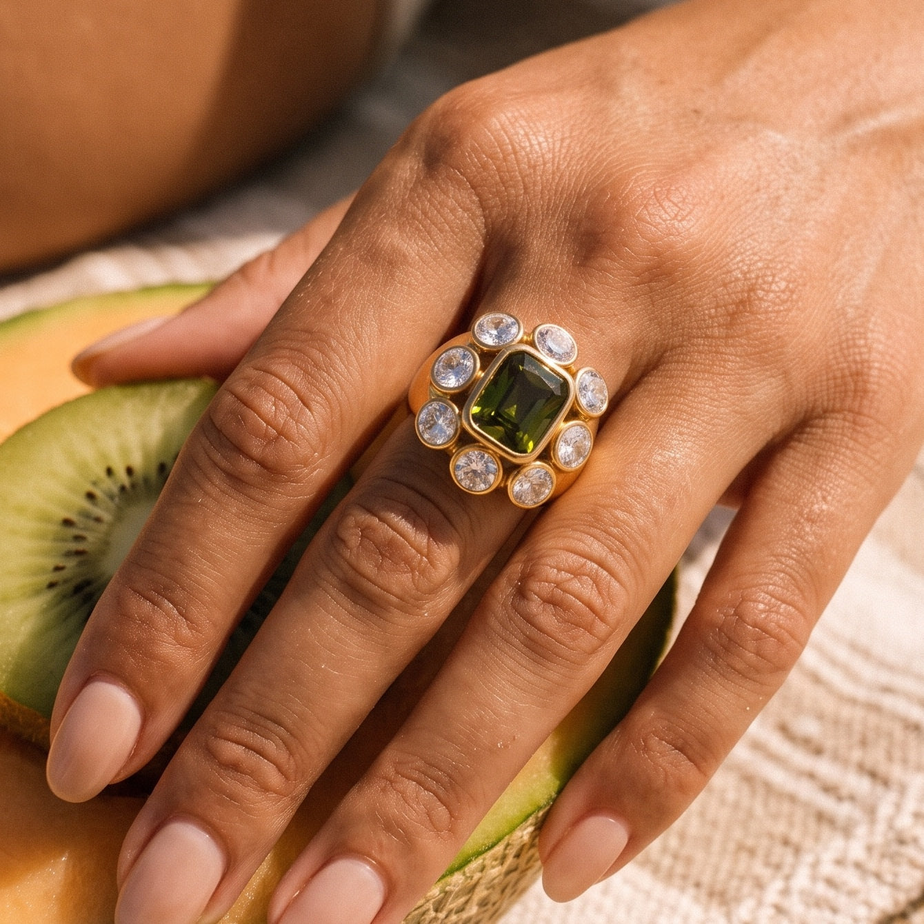 Olympia Ring — worn
