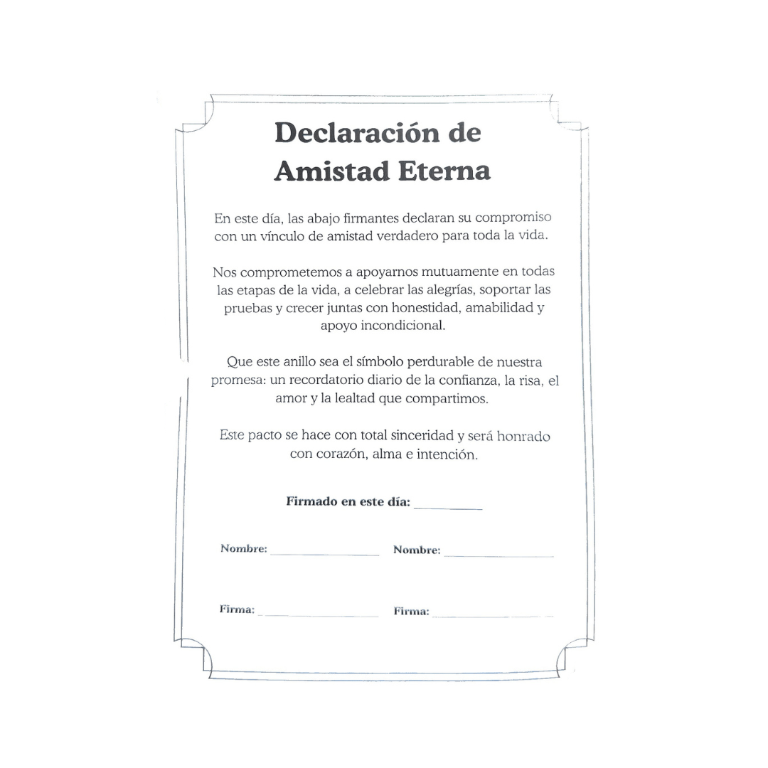 Friendship Declaration