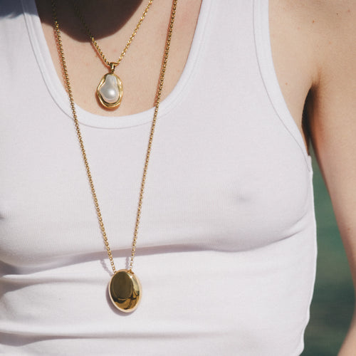 Atlas Necklace — worn