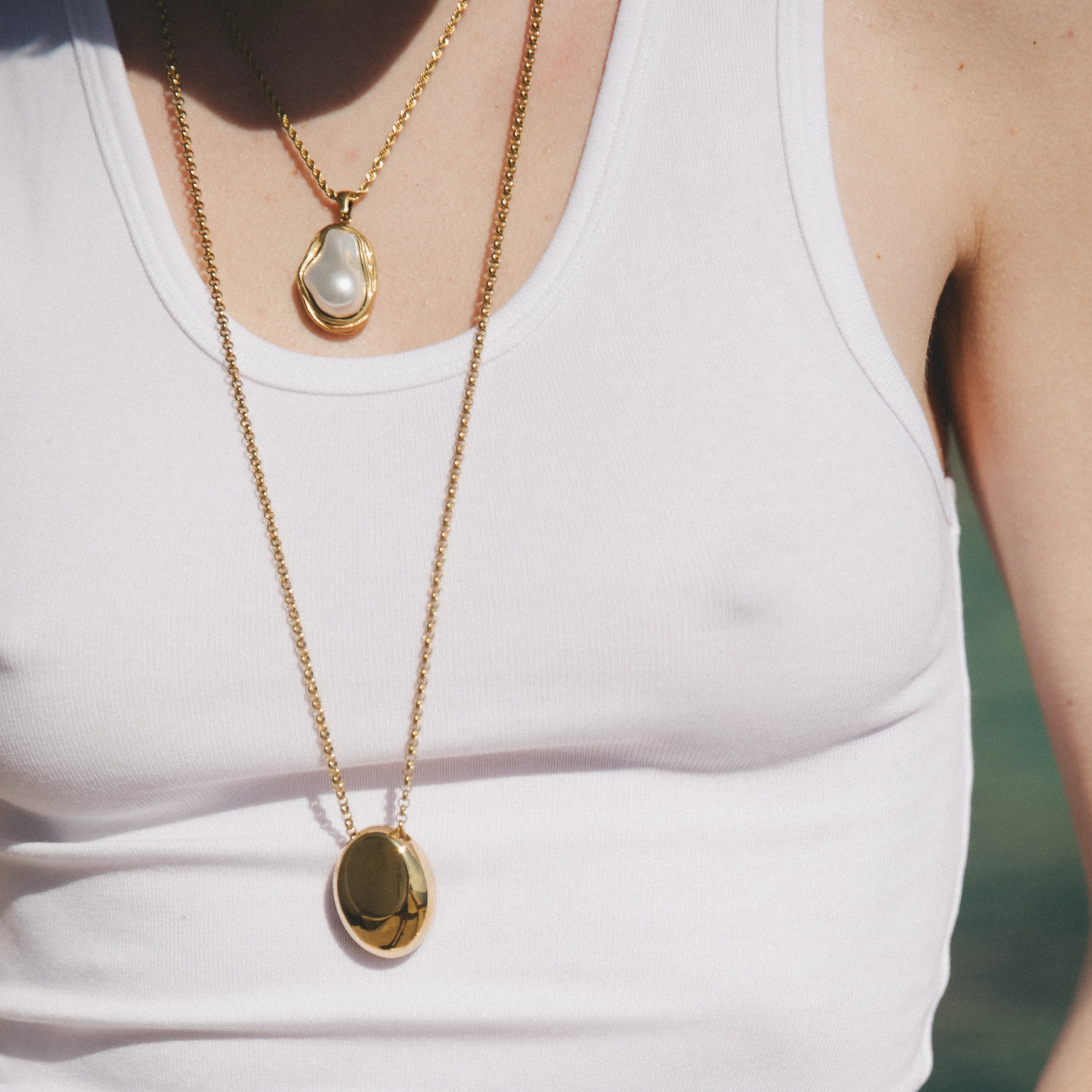 Mia Necklace — worn