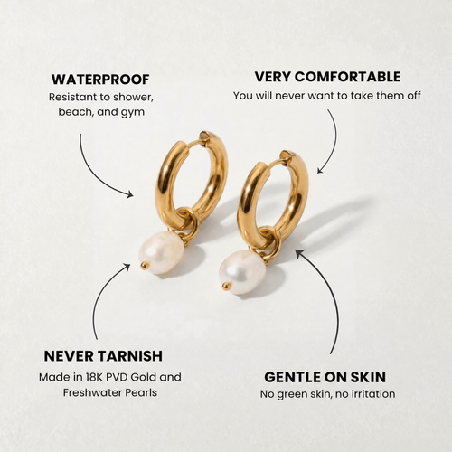 AylaGleam Bella Pearl Earrings