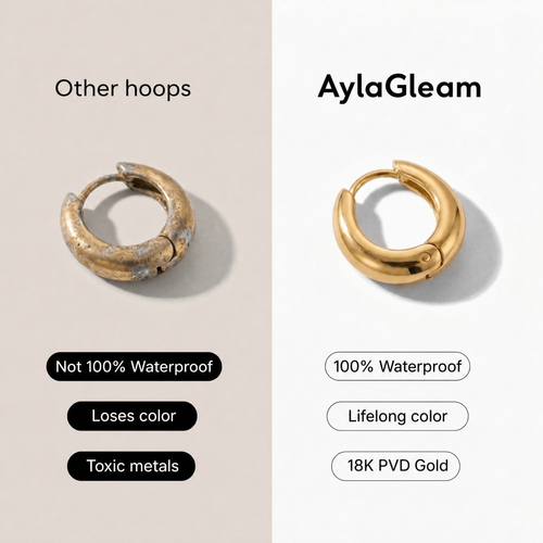 AylaGleam Moon and Star Earrings