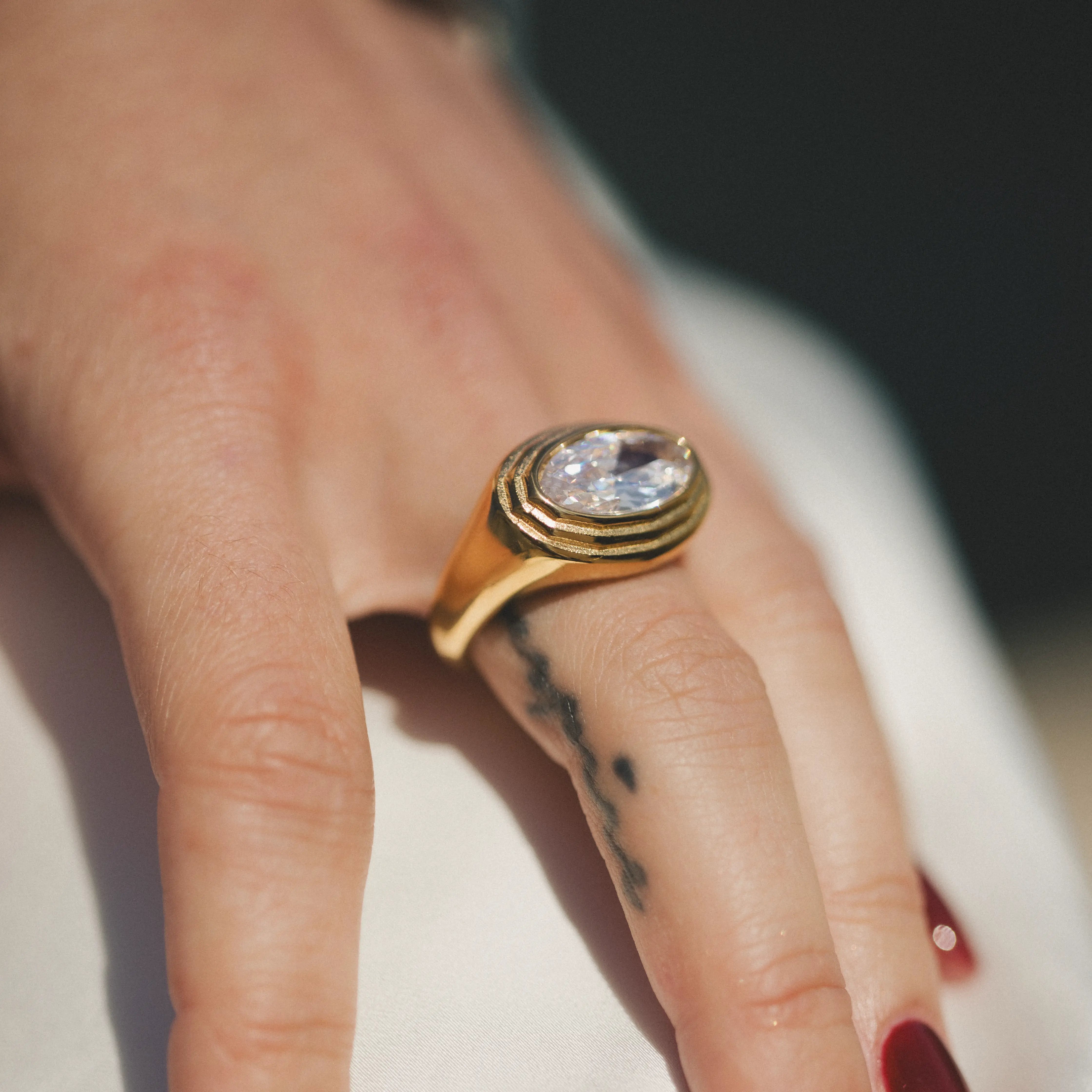 Alma Ring — worn