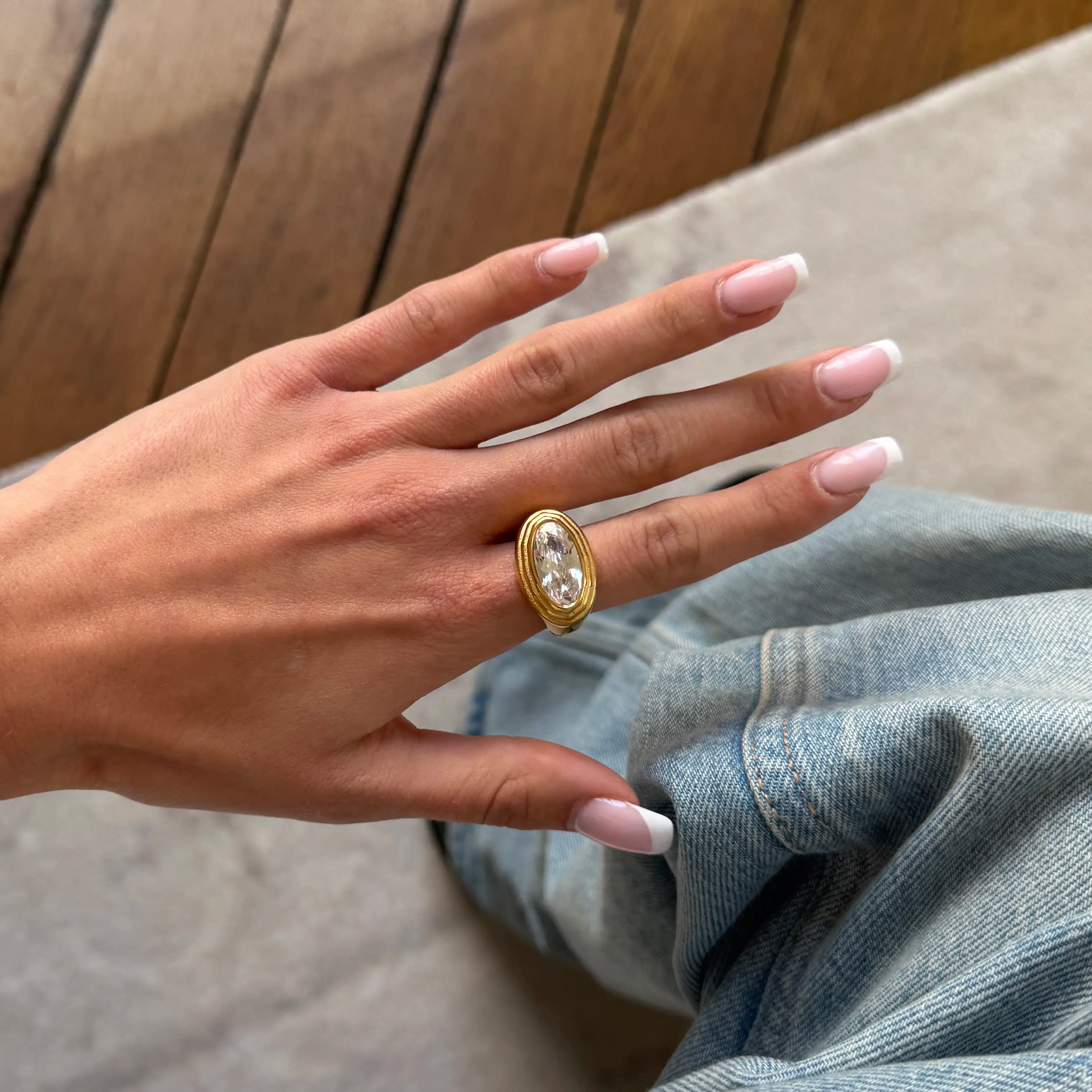 Alma Ring — worn