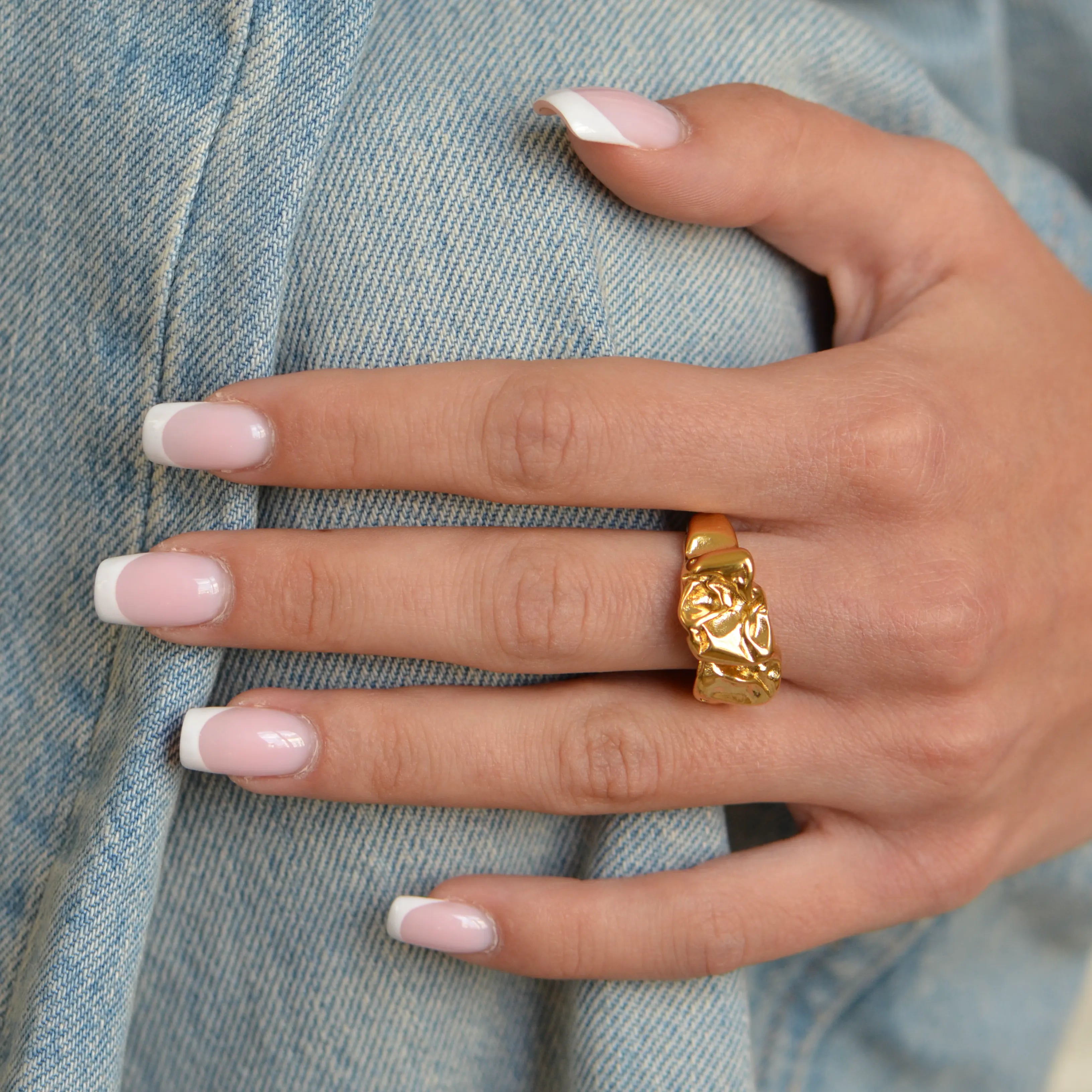 Meteorite Ring — worn