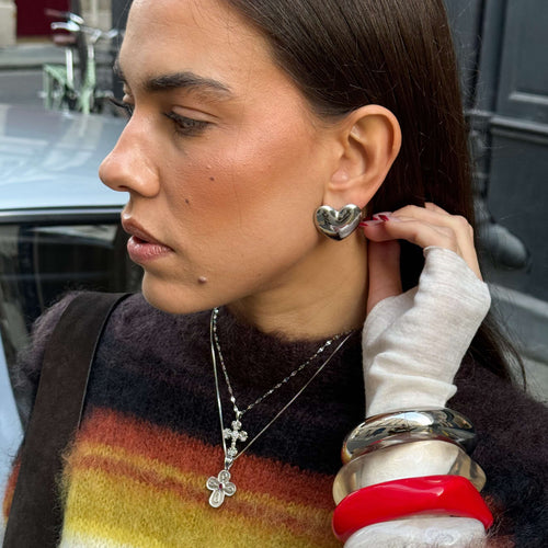Amor Earrings — worn