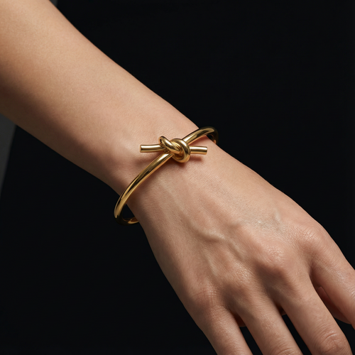 Clasp Bangle — worn
