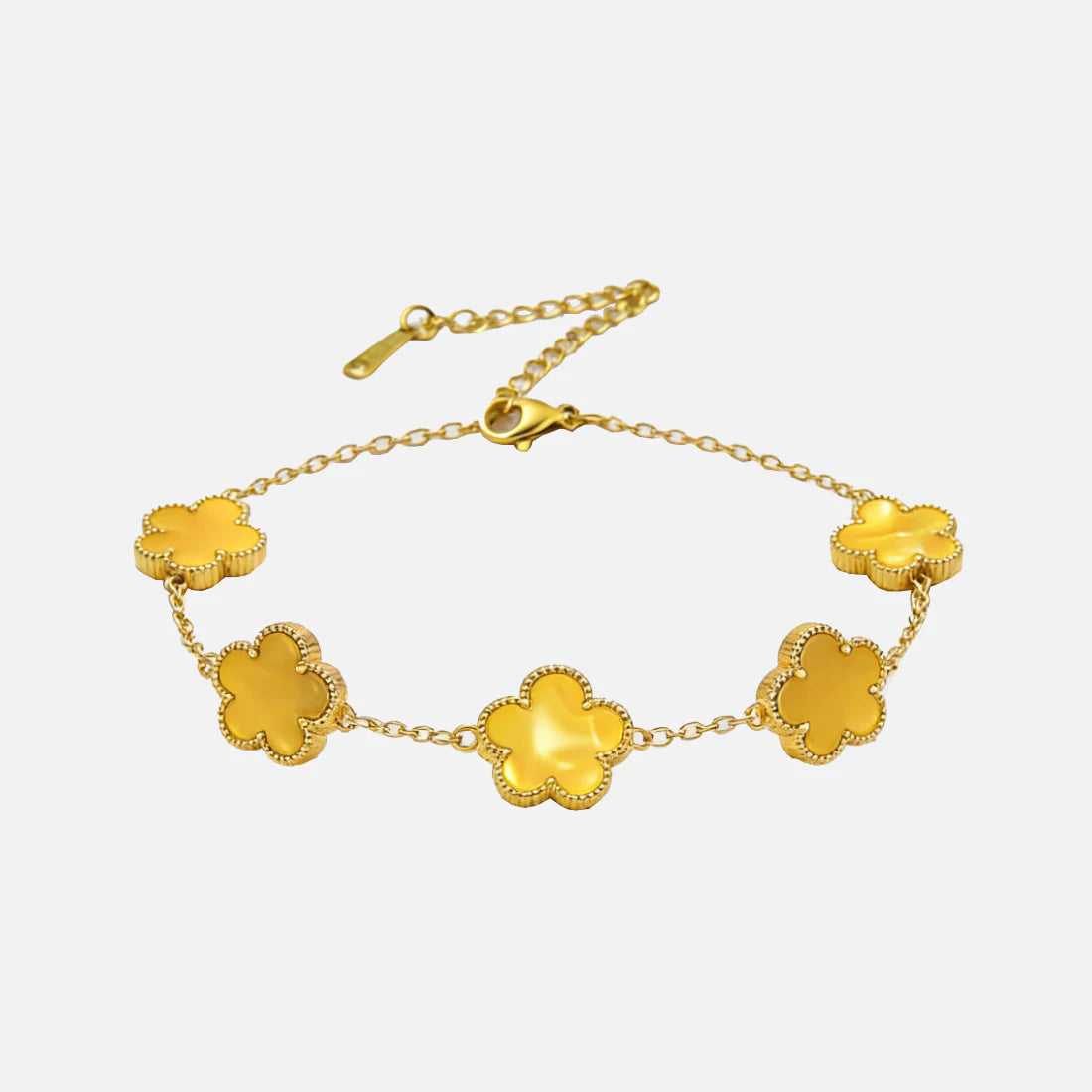 Bonheur Bracelet in Yellow — studio shot
