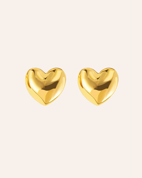 Amor Earrings — studio shot on light grey