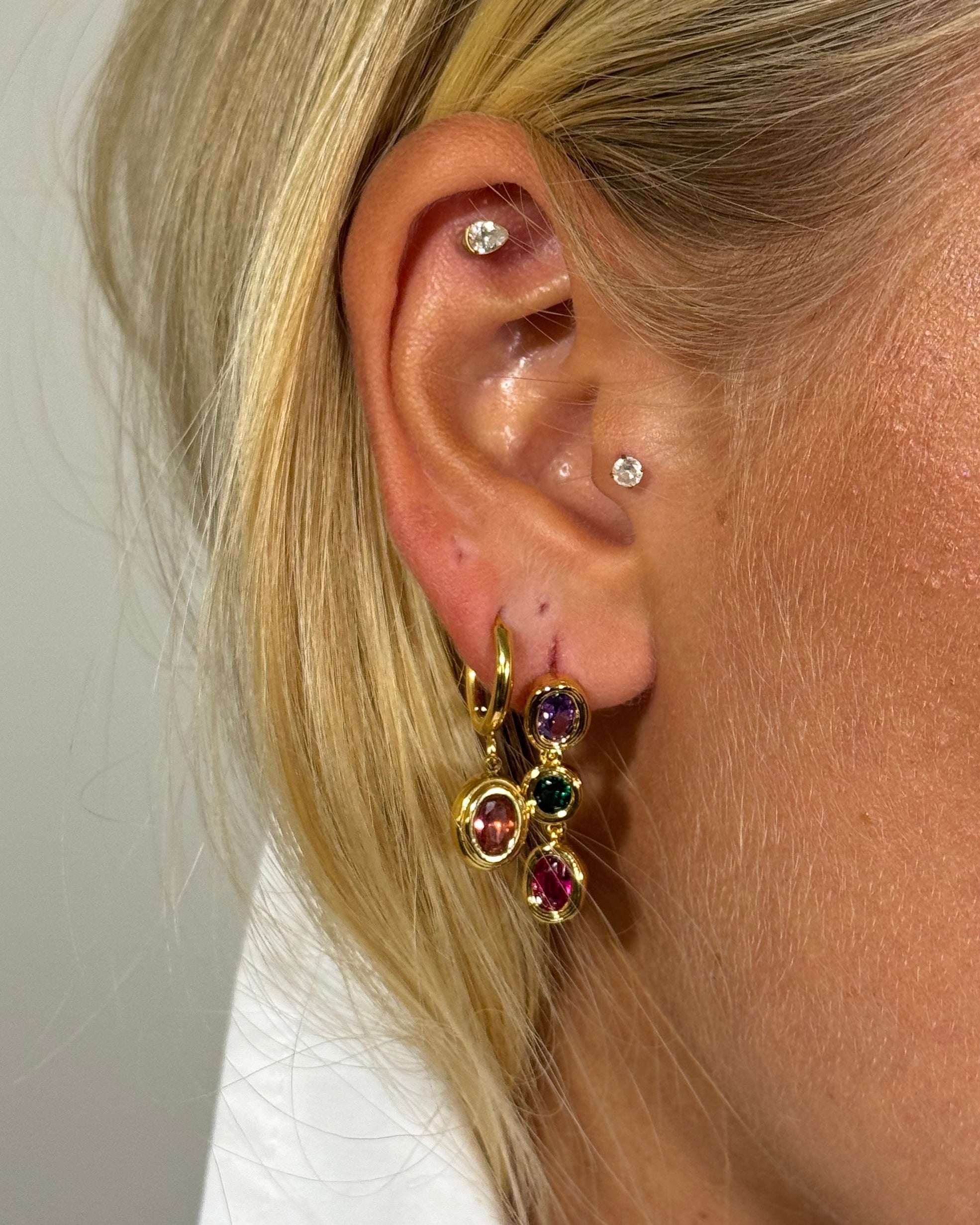 Clara Earrings — worn