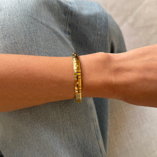 Solitaire Bracelet — worn