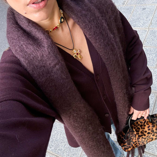 Precious Cross Necklace — worn
