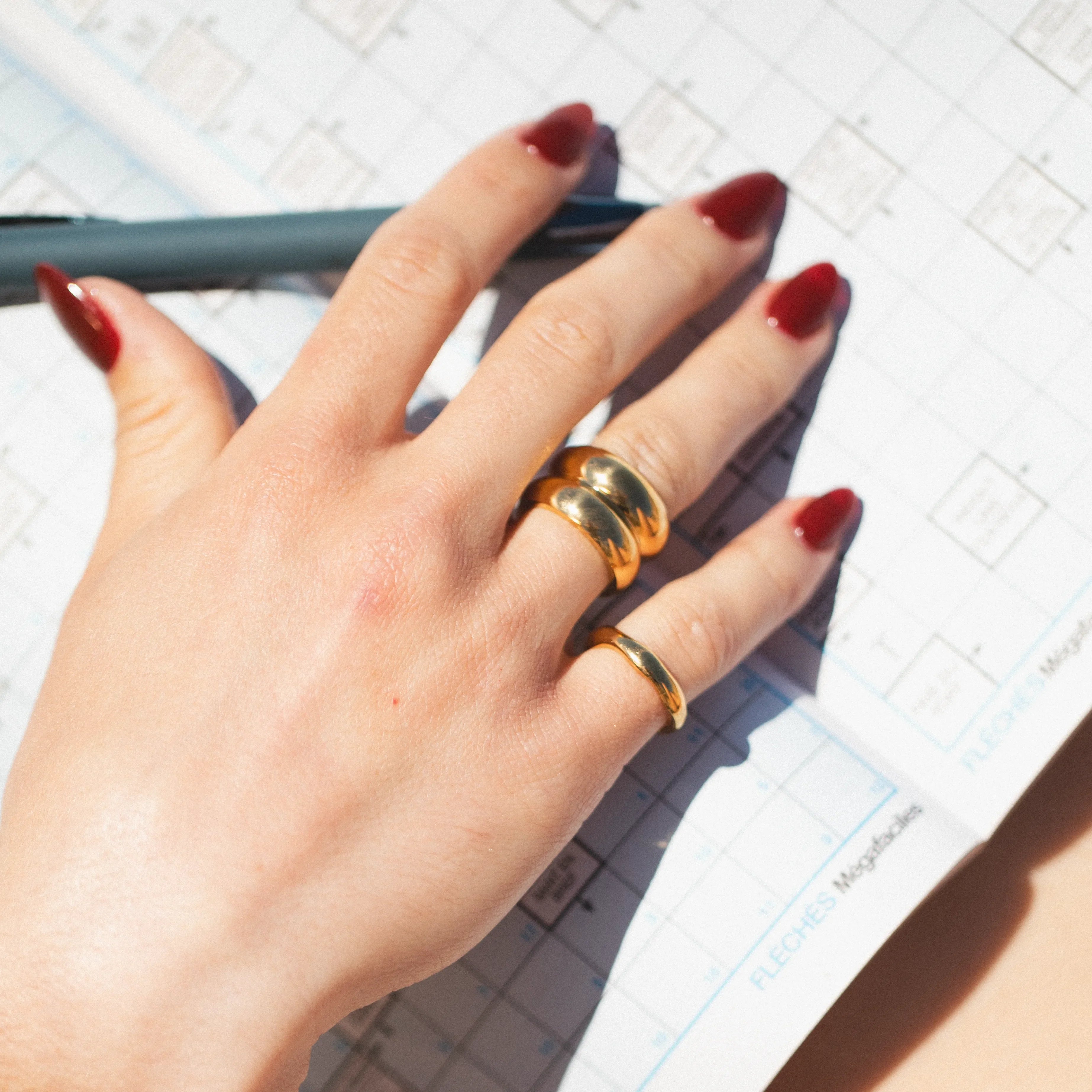 Luna Ring — worn