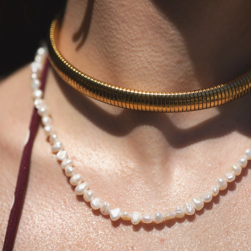 Gaia Necklace — worn