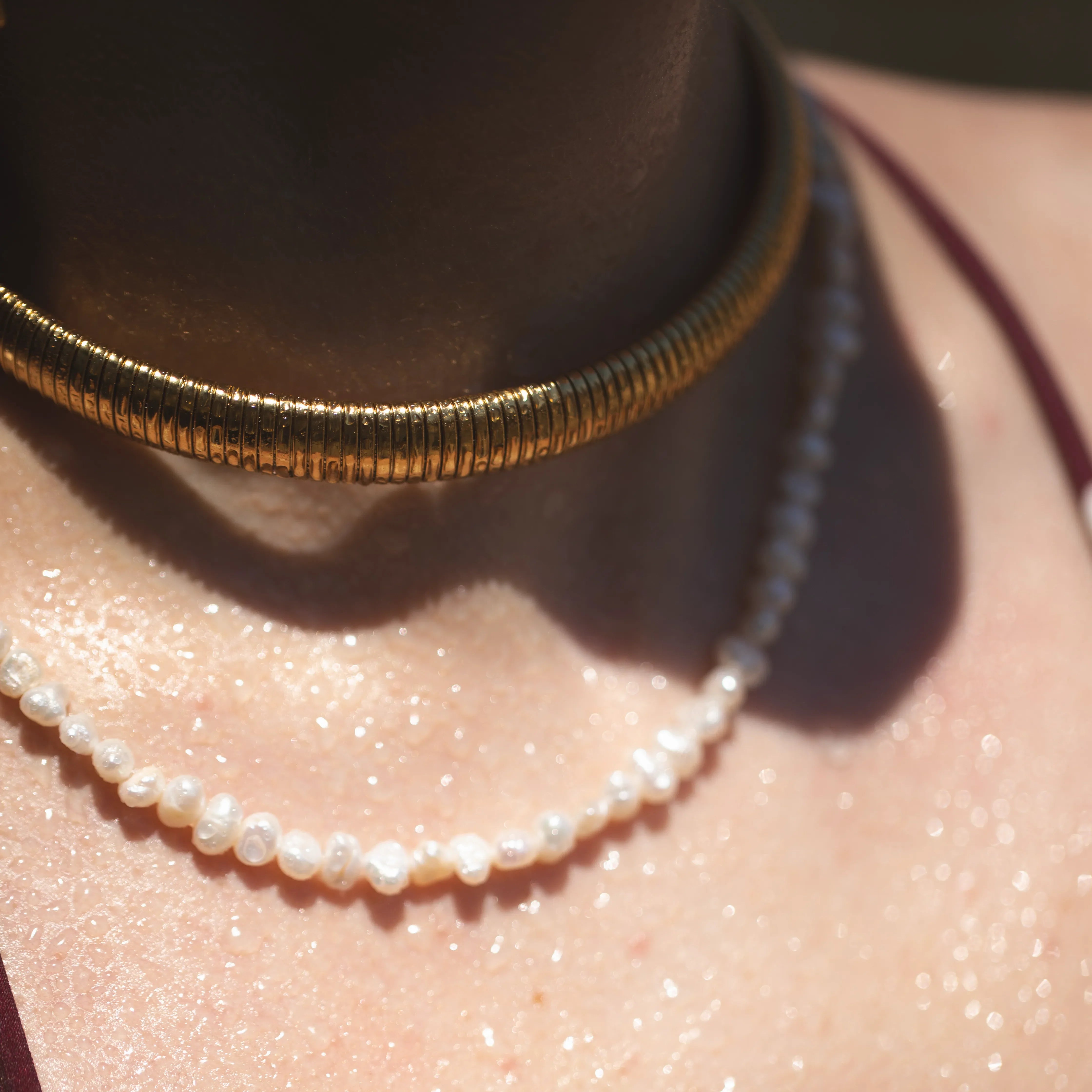 Gaia Necklace — worn