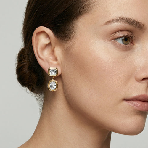 Simone Earrings — worn